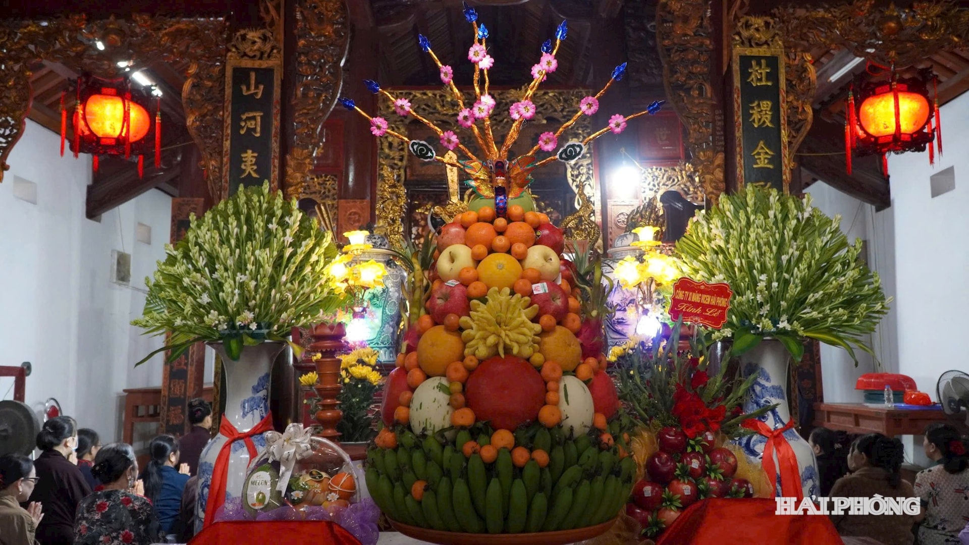 Hải Phòng: Mâm bồng và lễ rước lão – nét đẹp văn hóa ở đình Tây 